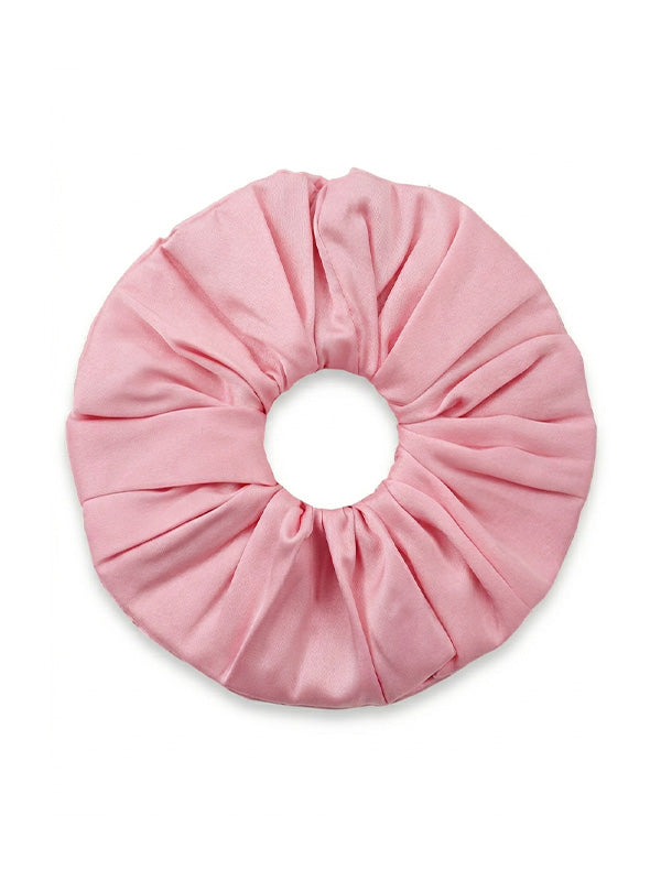 Rose Reverie | Premium Pink Satin Scrunchie