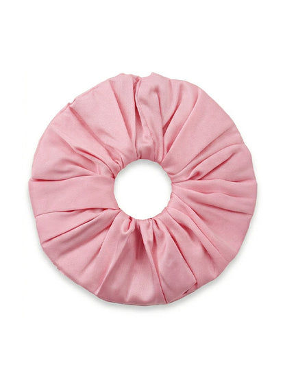 Rose Reverie | Premium Pink Satin Scrunchie